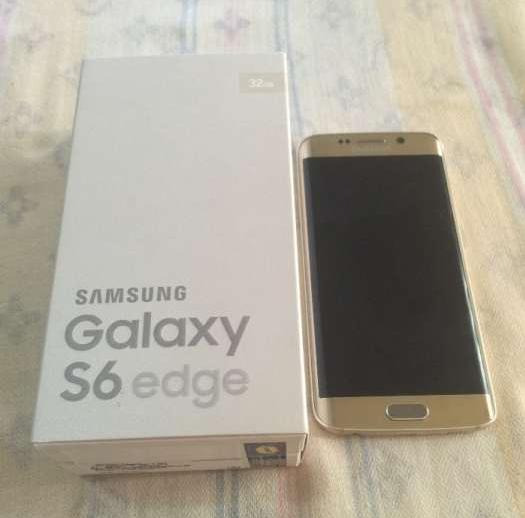 Samsung Galaxy S6 Edge Gold 32GB Factory Unlocked photo